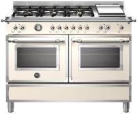 Bertazzoni Варочный центр комбинированный | ВхШхГ: 89.3х119.5х60 см | Очистка: каталитическая | Количество духовок: 2 | Газовые конфорки: 7 | HER126G2EAVT