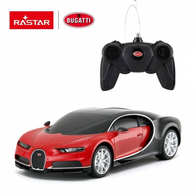 Машина радиоуправляемая 1:24 Bugatti Chiron Цвет Красный 6930751315884