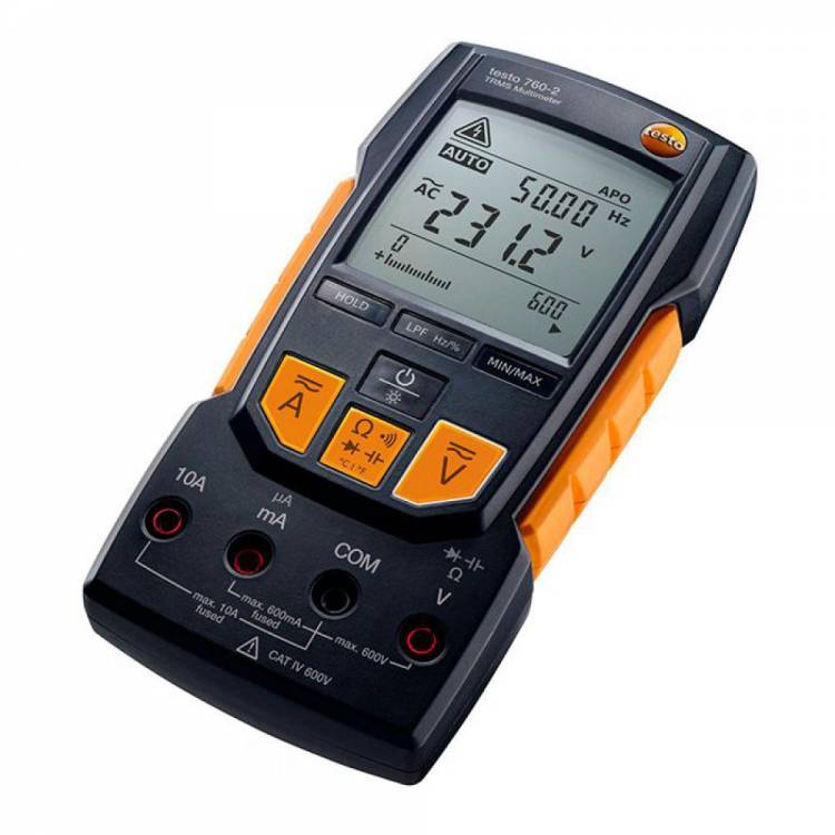 Testo 760-2 Мультиметр цифровой с функцией измерения истинного СКЗ с поверкой  0590 7602П