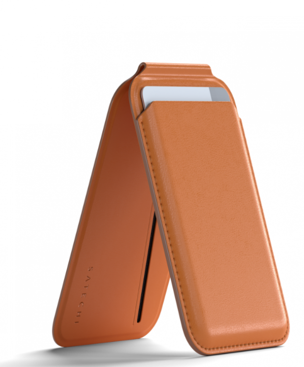 Satechi Картхолдер оранжевое влекущее волшебство | Magnetic Wallet Stand for iPhone | + магнитная подставка для кошелька