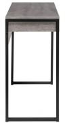 Woodville Письменный стол "Лео Лофт"  , бетон / матовый черный, 39см*75см*85см , страна производитель - Россия / 489678