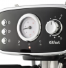 Kitfort Кофеварка КТ-736 | Мощность-1100 Вт | Ёмкость резервуара-1,2 л | Тип-рожковая 