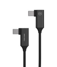 ​Moment SuperFlex Dual Right Angle USB-C кабель длиной 10,5 см создан для компактных и ограниченных в пространстве подключений