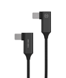 ​Moment SuperFlex Dual Right Angle USB-C кабель длиной 10,5 см создан для компактных и ограниченных в пространстве подключений