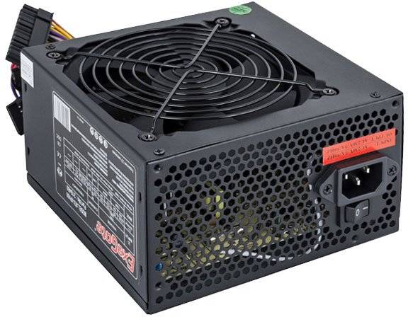Блок питания 650W ExeGate XP650, ATX, PC, black, 12cm fan, 24p+4p, 6/8p PCI-E, 3*SATA, 2*IDE, FDD + кабель 220V в комплекте <EX259603RUS-PC>