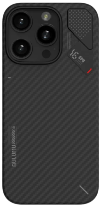 Aulumu А16 Чехол для iPhone 16 Pro Max, Aramid Fiber, совместим с MagSafe, черный 
