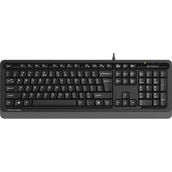 Мембранная клавиатура A4Tech Fstyler FKS10 Водозащита черный/серый Global