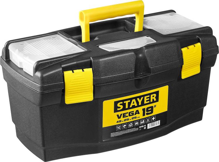 Stayer 38105-18_z03 Ящик для инструментов "VEGA-19" пластиковый
