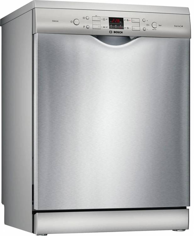 Bosch отдельностоящая посудомоечная машина Serie 4 SMS44DI01T, ширина - 60см; 3 программы:Быстрая, Интенсивная, Экономичная; Дополнительные функции: 1/2 Загрузка, Гигиена Плюс;12 комплектов посуды; отсрочка старта 24ч; ионообменник
