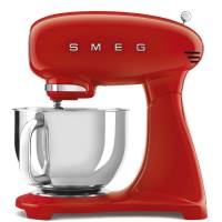 Smeg SMF03RDEU | Планетарный миксер | Красный | Мощность: 800 Вт | Объем чаши: 4.8 л | Количество скоростей: 10