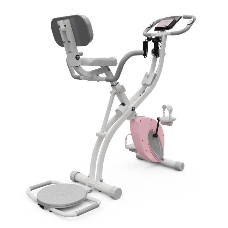 DFC Велотренажер X-Bike  DavCreator Max PRO, бело-розовый