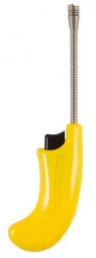 Пьезозажигалка JZDD-23-Y, желтая | материал корпуса: пластик | длина, в сантиметрах: 30 | Global