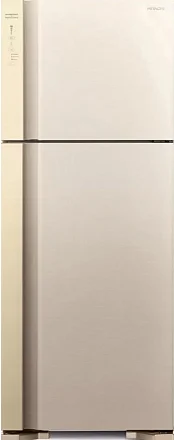 Hitachi двухкамерный холодильник HRTN7489DF BEGCS | NoFrost | Общий объем: 489 л | Тип компрессора: Инверторный | Габариты (ВxШxГ): 184x72x75 см | Цвет: Бежевый