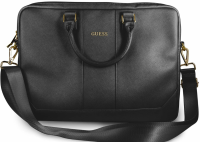 Guess Сумка для ноутбуков 15" Регулируемый наплечный ремень | Несколько отсеков для хранения | Saffiano Bag Black