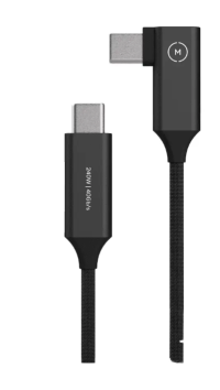 Moment SuperFlex USB-C кабель длиной 23 см создан для компактных и ограниченных в пространстве подключений | Максимальная поддерживаемая мощность зарядки: 240 Вт | Скорость передачи данных: до 40 Гбит/с