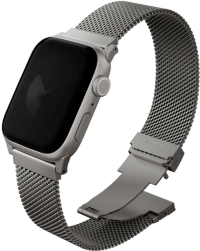 Uniq Ремешок для Apple Watch 49/46/45/44 mm Dante PRO Strap Mesh Steel, Titanium Silver