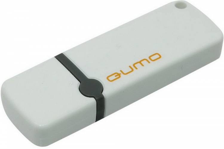 Накопитель QUMO 64GB USB 2.0 Optiva 02 Black, цвет корпуса  черный (QM64GUD-OP2-white)