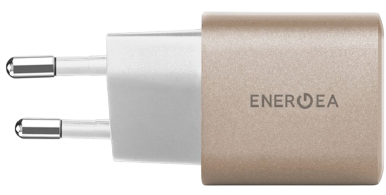 Energea Сетевое зарядное устройство AmpCharge GaN 35W Type-C + USB A (золотой) CHR-AC-GAN35GLDEU 