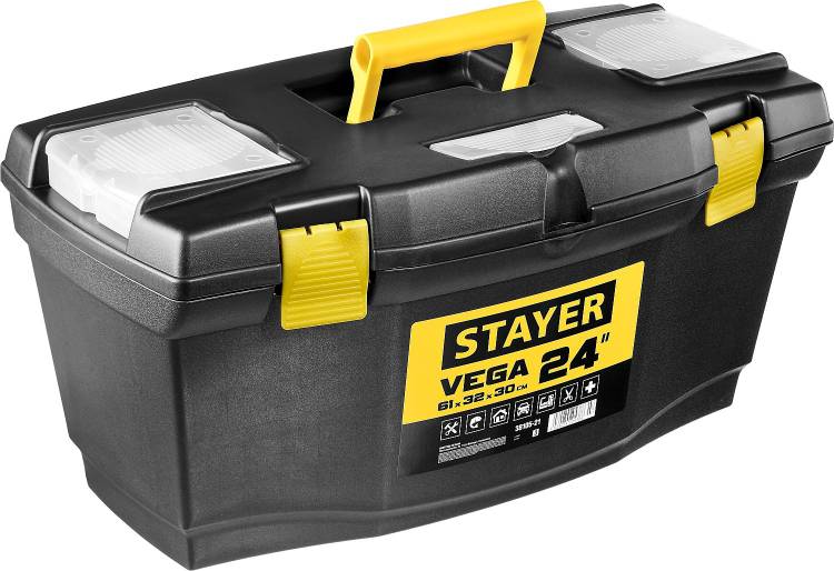 Stayer 38105-21_z03 Ящик для инструмента "VEGA-24" пластиковый
