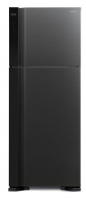 Hitachi двухкамерный холодильник R-V540PUC7 BBK |  No Frost | Объем: 450 л | Инверторный компрессор | Размеры (ШхВхГ): 71.5 х 183.5 х 74 см | Цвет: черный бриллиант 