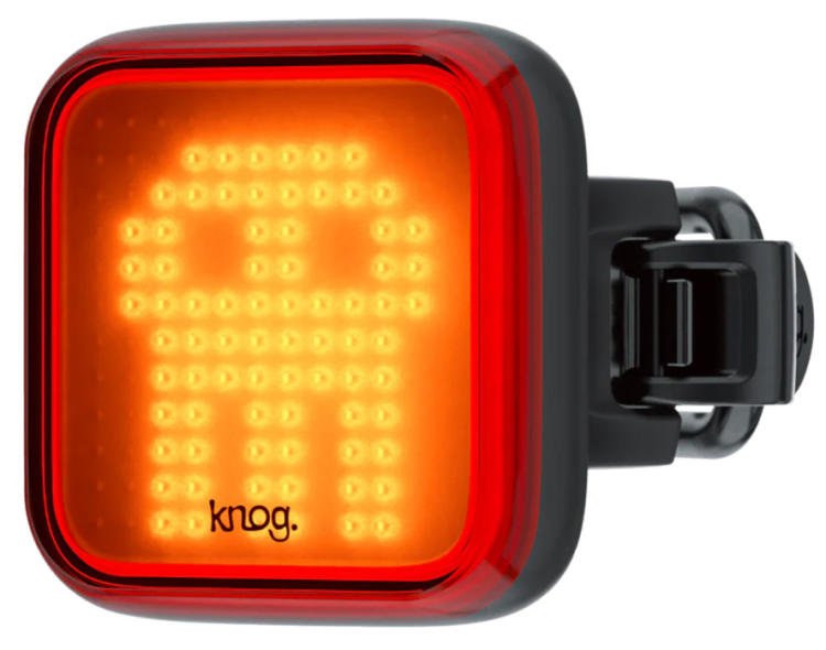 Knog Blinder Skull Rear Фонарь задний | Встроенная USB-зарядка | Световой поток 100 люмен | До 60 часов работы в режиме вспышки | One Size