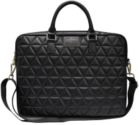 Guess Сумка для ноутбуков 15" Регулируемый наплечный ремень | Несколько отсеков для хранения | Quilted Bag Black