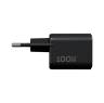 Magssory Сетевое зарядное устройство | Nano Pro 100W, GaN | 2 порта: USB-C | Быстрая зарядка, black