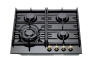 Graude GSK 60.1.S Газовая варочная панель | 2 конфорки, эмалированная поверхность, черный цвет | 5.5x58.2x50 см