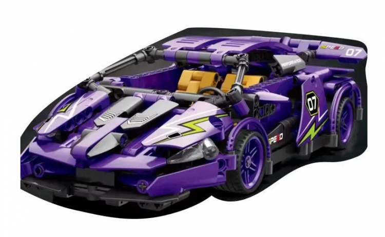 Конструктор JIQILE Racing car | автомабиль Lamborghini, 48010, 570 деталей,для мальчиков.