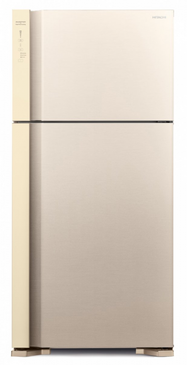 Hitachi двухкамерный холодильник R-V660PUC7-1 BEG | No Frost | Полезный объем: 550 л | Инверторный компрессор | Габариты (В х Ш х Г): 183.5 х 85.5 х 74 см | Цвет: Бежевый | Global