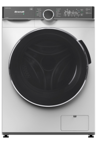 Brandt Отдельностоящая Стиральная машина WFB386QWE | Максимальная загрузка: 9кг | 1400 об/мин | Количество программ 14 шт | Страна бренда - Франция | 850X595X535 см