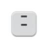 Magssory Сетевое зарядное устройство | Nano Pro 100W, GaN | 2 порта: USB-C | Быстрая зарядка, white