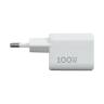 Magssory Сетевое зарядное устройство | Nano Pro 100W, GaN | 2 порта: USB-C | Быстрая зарядка, white