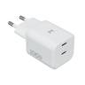 Magssory Сетевое зарядное устройство | Nano Pro 100W, GaN | 2 порта: USB-C | Быстрая зарядка, white