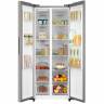 Холодильник Side by Side Бирюса SBS 460 I серый / 460 л, внешнее покрытие-металл, размораживание - No Frost, дисплей, 83 см х 177.5 см х 63 см Global