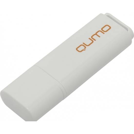Накопитель QUMO 8GB USB 2.0 Optiva 01 White, цвет корпуса  белый