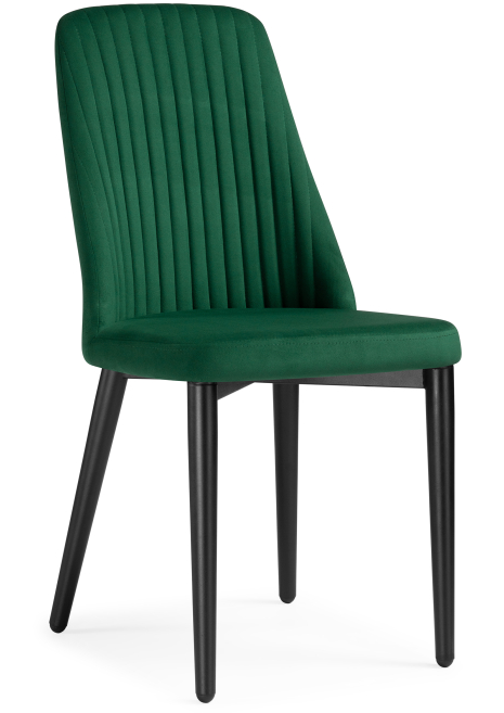 Woodville стул на металлокаркасе "Фена R" зеленый / черный , страна производства - Россия / 551063
