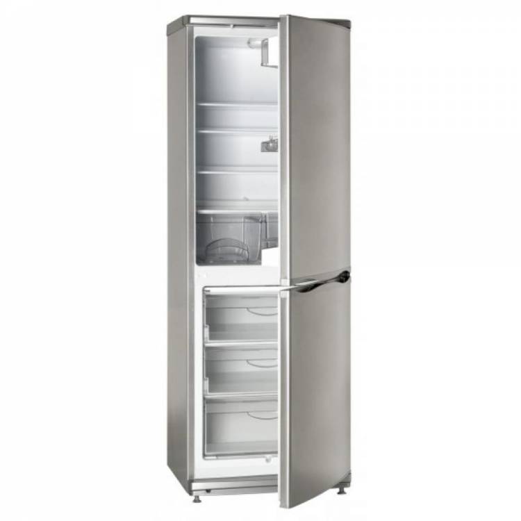 Холодильник Атлант 4012-080 серебро / 302 л, внешнее покрытие-металл, пластик, размораживание - ручное, 60 см х 176 см х 62.5 см /  Global