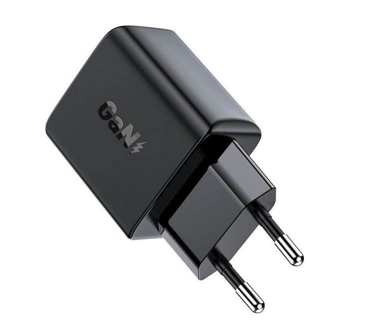 Acefast сетевое зарядное устройство  A21 PD30W GAN, USB-C, цвет: черный