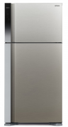 Hitachi двухкамерный холодильник R-V660PUC7-1 BSL | No Frost | Объем: 550 л | Мощность замораживания: 8 кг/сут | Инверторный компрессор | Размеры (ШхВхГ): 85.5 х 183.5 х 74 см | Цвет: серебристый бриллиант 