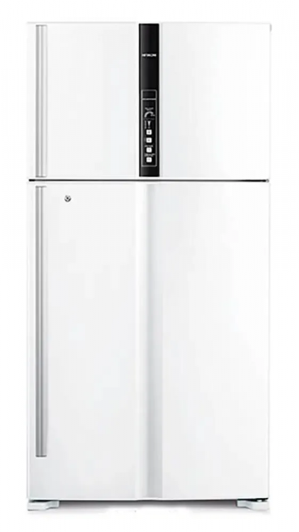 Hitachi двухкамерный холодильник R-V720PUC1 TWH | No Frost | Общий объем: 610 л | Тип компрессора: Инверторный | Размеры (ШхВхГ): 91 х 183.5 х 77.1 см | Цвет: Белый | Global