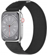 SwitchEasy Ремешок для часов SAW459161BK23 Flex Woven Nylon Watch Loop for Apple Watch 42/44/45/49mm. Цвет: черный