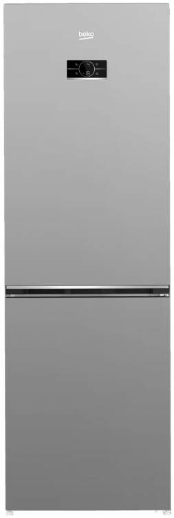 Холодильник с морозильником Beko B3RCNK362HS / 320 л, внешнее покрытие-металл, размораживание - No Frost, дисплей, 59.5 см х 186 см х 65 см / Global