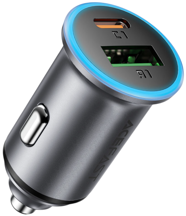 Acefast B15 65W Автомобильное зарядное устройство Type-A to Type-C