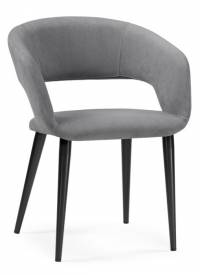 Woodville стул на металлокаркасе "Торган" , страна производства - Россия , материал каркаса - металл/велюр , материал сиденья - велюр , 59см*60см*76см / 528560