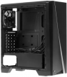 Корпус компьютерный AeroCool Cylon Black | Mid-Tower, Micro-ATX, Mini-ITX, Standard-ATX, USB 2.0 Type-A, USB 3.2 Gen1 Type-A, RGB, 1 x 120 мм