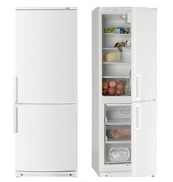 Холодильник Атлант 4021-000 / 345 л, внешнее покрытие-металл, пластик, размораживание - ручное, 60 см х 186 см х 63 см / Global