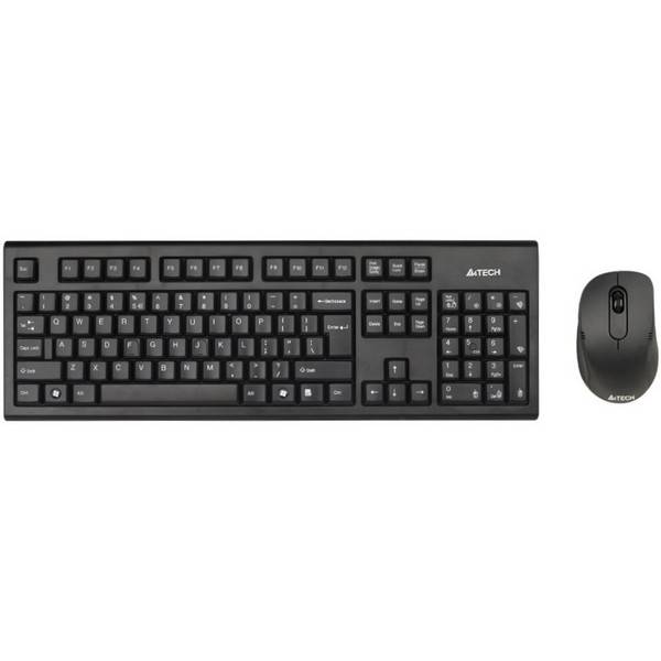 Клавиатура + мышь A4Tech 7100N черный Global