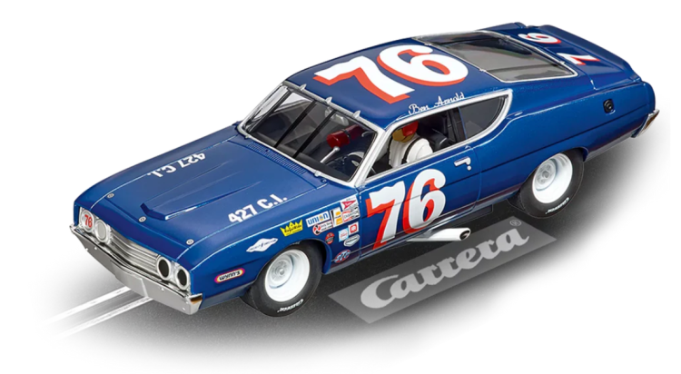 Carrera DIGITAL 132 Ford Torino Talladega "No.76", 1970 (20030907)  1:32 Модель для автотрека 