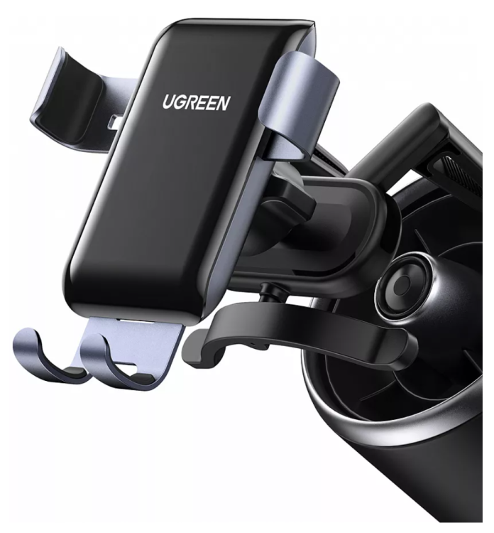 Ugreen Автомобильный держатель LP274 (30401) Gravity Phone Holder for Round Air Vent в воздуховод